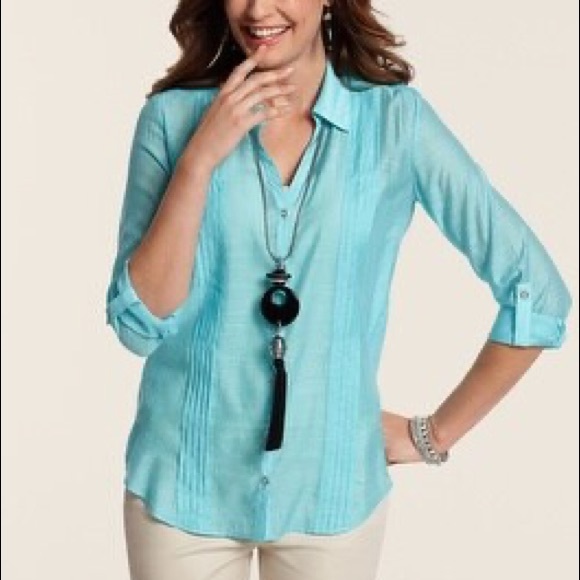 Chico’s Sheer top - Picture 6 of 6